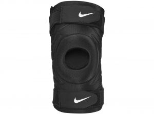 Nike Pro Open Knee Strap Sleeve Black / White