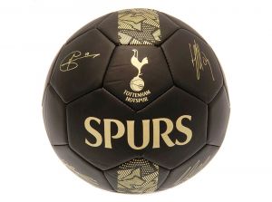 Spurs Phantom Signature Ball Black Gold Size 5