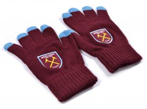 West Ham United Player Touch Knitted Gloves